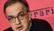Sergio Marchionne gives a speech during the ceremony to launch the sale of shares in Ferrari at the stock exchange in Milan, January 04, 2016. (AFP / Giuseppe Cacace)
