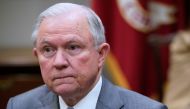 
In this file photo taken on February 22, 2018 US Attorney General Jeff Sessions attends a meeting with US President Donald Trump with state and local officials on school safety in the Roosevelt Room of the White House in Washington, DC.  AFP / Mandel Ng