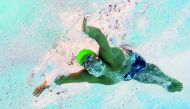 Last year’s overall winner of the FINA Swimming World Cup, Chad Le Clos in action.