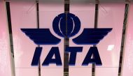 File photo of the International Air Transport Association (IATA) logo is seen at the International Tourism Trade Fair ITB in Berlin, Germany, March 7, 2018. REUTERS/Fabrizio Bensch