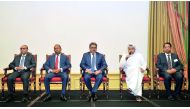 FROM LEFT: Ashud Ahmed, Ambassador of Bangladesh to Qatar; Kazi M Aminul Islam, Executive Chairman, BIDA; Shariar Alam, Minister of State for Foreign Affairs of the People’s Republic of Bangladesh; Yousuf Mohamed Al Jaida, Chief Executive Officer of QFC A