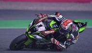 Jonathan Rea in action in this file picture of last year’s race at Losail International Circuit.