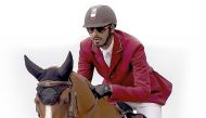 Sheikh Ali bin Khalid Al Thani guides Sirocco over a hurdle during the 2018 Asian Games in this file photo.
