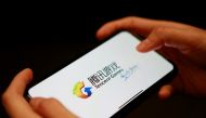 A Tencent Games logo from an app is seen on a mobile phone in this illustration picture taken November 5, 2018. REUTERS/Florence Lo/Illustration/File Photo
