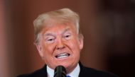 U.S. President Donald Trump speaks at a news conference following Tuesday's midterm congressional elections at the White House in Washington, U.S., November 7, 2018. Reuters/Kevin Lamarque
 