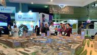A view of Msheireb Properties pavilion at Smart City Expo in Barcelona.