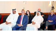 Mohammed bin Ahmed bin Towar Al Kuwari (left), First Vice-Chairman of Qatar Chamber; Czech Republic Ambassador to Qatar and Kuwait, Martin Dvorak (second left); and others held meeting with the visiting members of a trade delegation from the  Czech Republ
