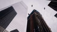 A view of World Trade Center before its topping off ceremony, June 23, 2016, in New York City. Drew Angerer /Getty Images /AFP