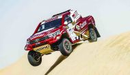 Qatar’s Nasser Saleh Al Attiyah in action in this file picture.