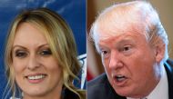 Adult film actress Stormy Daniels and US President Donald Trump. AFP / Getty Images North America / Ethan Miller And Mandel Ngan
 