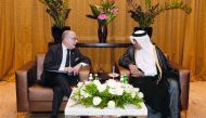 Minister of Commerce and Industry H E Ali bin Ahmed Al Kuwari met yesterday with Jorge Marcelo Faurie, Argentina’s Minister of Foreign Affairs and Worship, who is currently visiting Doha. Discussions touched on the promotion of bilateral Qatari-Argentinia