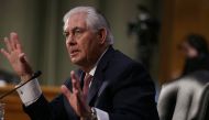 Rex Tillerson in 2017 on Capitol Hill (Alex Wong/Getty Images/AFP