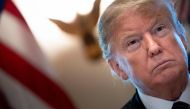 US President Donald Trump listens during a meeting on border security in the Cabinet Room of the White House January 11, 2019 in Washington, DC. / AFP / Brendan Smialowski 
