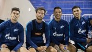  Zenit Football Club players at Aspire