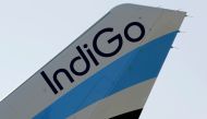 A logo of indigo Airlines is pictured on passenger aircraft on the tarmac in Colomiers near Toulouse, France, July 10, 2018. (REUTERS/Regis Duvignau/File Photo)