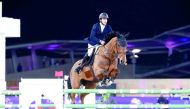 Pieter Devos astride Espoir in action at the CS15 Grand Prix at CHI Al Shaqab, yesterday.