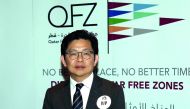 Lim Meng Hui, CEO, Qatar Free Zones Authority, during the Back2Business event held at Westin Doha hotel, on Wednesday. Pic: Abdul Basit / the peninsula