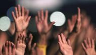 ARCHIVE PHOTO: People worship during the 