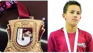 Qatar swimmer Yousuf Al Khulaifi who won the gold medal at the Sarajevo International Swimming Championships,  in Bosnia and Herzegovina.

