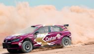 Qatar’s Nasser Saleh Al Attiyah in action in his Volkswagen Polo GTI R5 in this file photo.