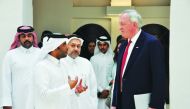 The Lord Mayor of the City of London, Alderman Peter Estlin (right); Yousuf Mohamed Al Jaida (third left), Chief Executive Officer, QFC Authority; and other officials during the visit.