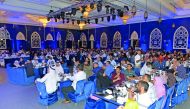 QIB and INJAZ Qatar officials and staffs with their families at the annual Ramadan gathering, recently