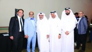 Top officials of Doha Bank during the Suhoor banquet at Sheraton Doha.