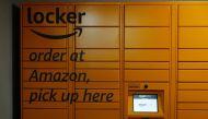 An Amazon collection locker is seen inside the Amazon-backed pop up store 'Clicks and Mortar' in Manchester, Britain, June 3, 2019. REUTERS/Phil Noble