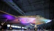A Lockheed Martin F-35 Lightning II fighter jet is seen in its hanger at Patuxent River Naval Air Station in Maryland, October 28, 2015. Reuters/Gary Cameron