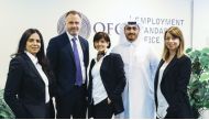 Luigia Ingianni (centre), Commissioner, Employment Standards Office at QFC, with the ESO Team.