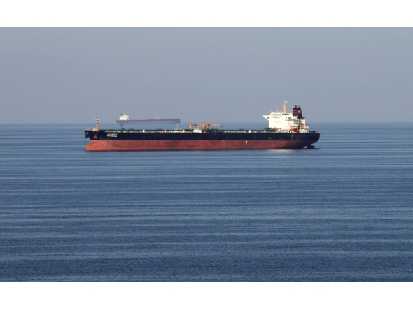 File photo of tankers crossing Strait of Hormus