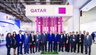 Minister of State and Chairman of QFZA, H E Ahmad bin Mohammed Al Sayed (centre) and other dignitaries and senior business executives from Qatar and China at the Qatar-China Free Zones Forum held, in China, yesterday. 