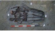 Discovered in 2009 in the northern city of Modena, the remains, dating from between the 4th and 6th centuries AD, had degraded so much it was thought impossible to determine their gender and it was assumed to be a man and a woman.