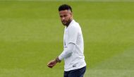 Paris St Germain's Neymar during training REUTERS/Benoit Tessier