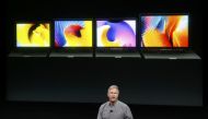 FILE PHOTO: Phil Schiller, senior vice president of worldwide marketing at Apple, speaks during an Apple media event in Cupertino, California, October 27, 2016. Reuters / Beck Diefenbach