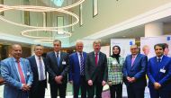 The Qatari delegation at ‘12th Arab-German Health Forum’ held in Berlin, Germany, recently.

