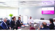 Yousuf Mohamed Al Jaida, Chief Executive Officer, QFC, addressing leaders from Qatar’s banking sector during the roundtable.
