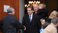 Joe Biden and his son Hunter Biden depart after a pre-inauguration church service in Washington, January 18, 2009. Reuters/Jonathan Ernst