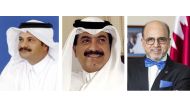 Doha Bank Chairman of the Board of Directors Sheikh Fahad bin Mohammad bin Jabor Al Thani,    Managing Director Sheikh Abdul Rehman bin Mohammad bin Jabor Al Thani, CEO Dr R Seetharaman
