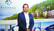 Edwin Hanssen of Florens Lake Resort and Spa, Switzerland. Pic: Salim Matramkot/The Peninsula
