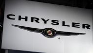 (FILES) In this file photo taken on April 08, 2009 The logo for Chrysler is seen on a screen at the New York International Auto Show April 8, 2009 in New York. AFP PHOTO/Stan Honda / AFP / STAN HONDA