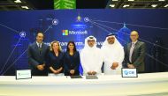 The GBI and Microsoft officials during the signing ceremony.