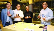 Farihan Adam (second right), Marketing & PR Manager, Huawei Middle East; with other officials at the launch event of Huawei Y9s smartphone (latest in Y Series) at The Torch Hotel-Doha, on Tuesday.
Pic: Qassim Rahmatullah / The Peninsula