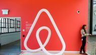 A woman talks on the phone at the Airbnb office headquarters in the SOMA district of San Francisco, California, US, August 2, 2016. Reuters/Gabrielle Lurie