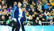 Real Madrid's Eden Hazard receives medical attention after sustaining an injury. Reuters/Susana Vera