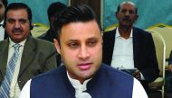 Syed Zulfiqar Abbas Bukhari, Minister of State, Special Assistant to the Prime Minister on Overseas Pakistanis & HRD. Pic: Abdul Basit/The Peninsula