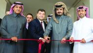 H E Sheikh Joaan bin Hamad Al Thani (second right), opening the Qatari Diar Anantara-Tozeur Resort in Tunisia.