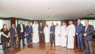 QBA Chairman Sheikh Faisal bin Qassim Al Thani; Australian Ambassador Jonathan Muir; Ian Halliday and QBA Board Members and other officials during the event.