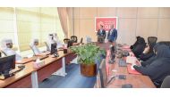 QIIB officials addressing the newly recruited Qatari staff.