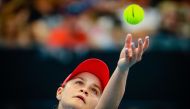 Ashleigh Barty of Australia serves against Jennifer Brady of the US during their singles match at the Brisbane International tennis tournament in Brisbane on January 9, 2020. AFP  / Patrick Hamilton